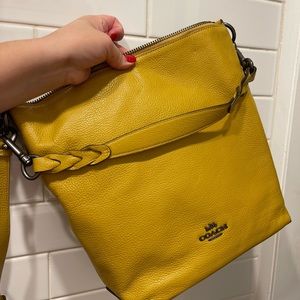 Coach Women's Leather Abby Duffle Shoulder Bag -( NEW )